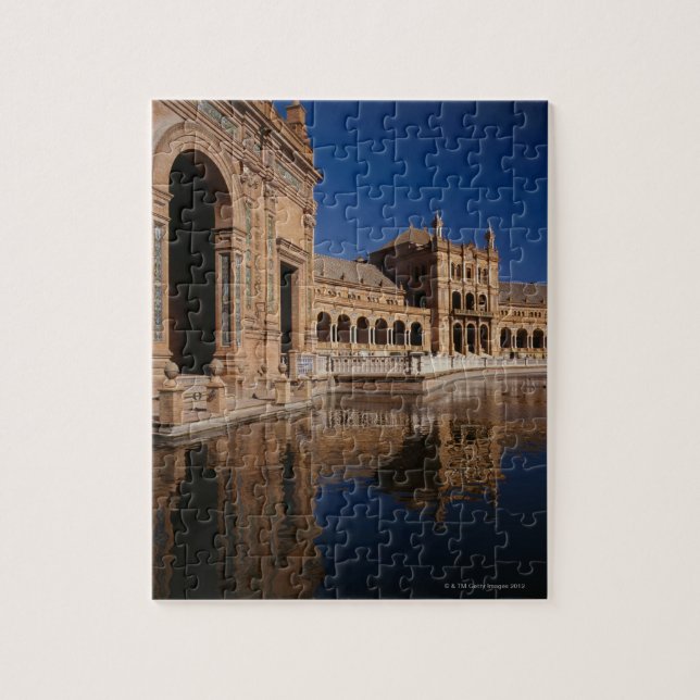 Plaza de Espana, Sevilla, Spanien (Vertikal)