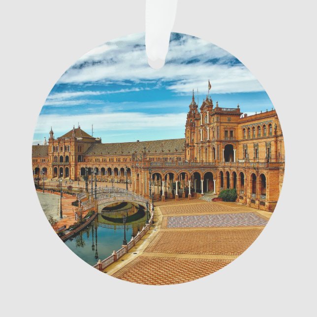 Plaza de Espana, Séville. Espagne (devant)
