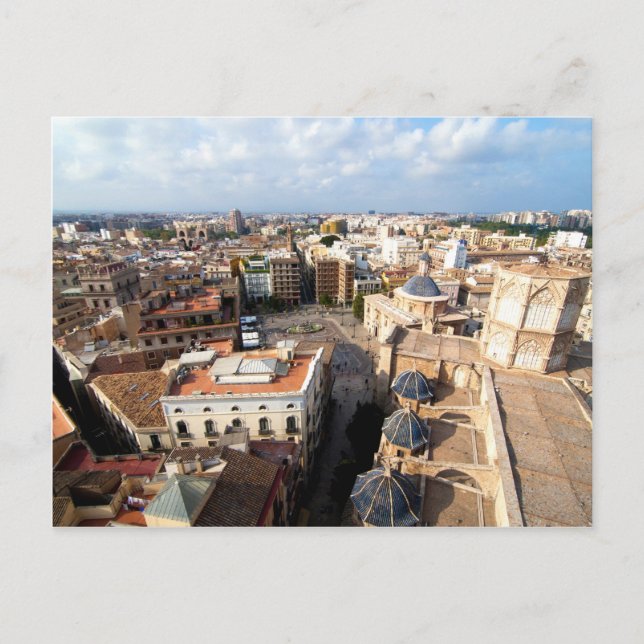 Plaza de la Virgen Postkarte (Vorderseite)