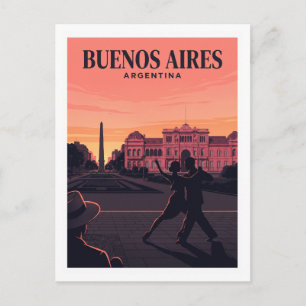 Plaza de Mayo, Buenos Aires Argentinien Reise Postkarte
