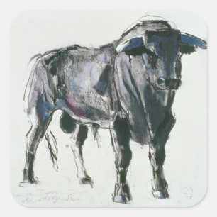 Plaza de Toros de Miajadas 1998 Quadratischer Aufkleber