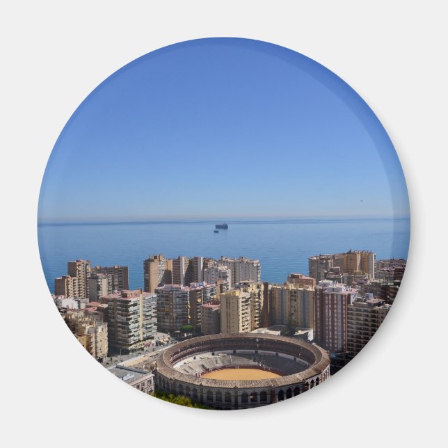 Plaza de Toros in Malaga Magnet (Vorne)