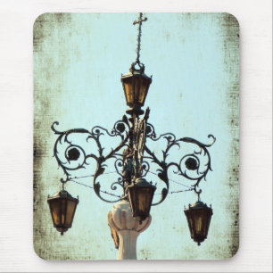 Plaza Light Musiknoten Grunge Mousepad