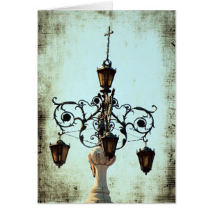 Plaza Light Musiknotens Grunge Jeden Anlaß Blank