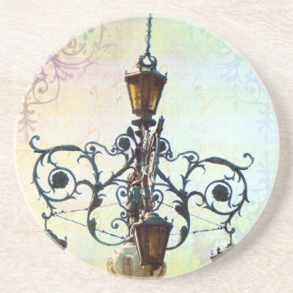 Plaza Light With Pastel Background Getränkeuntersetzer