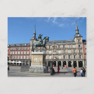 Plaza Mayor, carte postale de Madrid