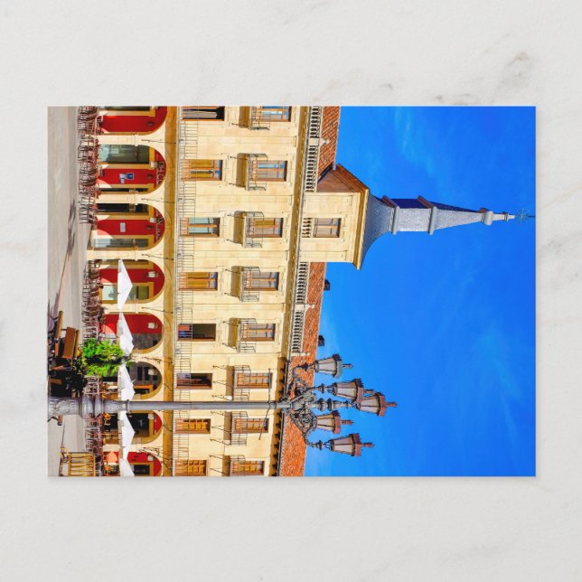 Plaza Mayor Feiertagspostkarte (Vorderseite)