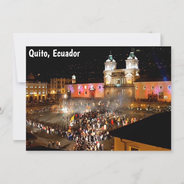 Plaza San Francisco Card (Vorderseite)