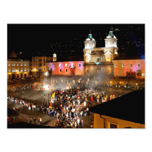 Plaza San Francisco Fotodruck