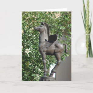 Plaza Winged Horse Karte