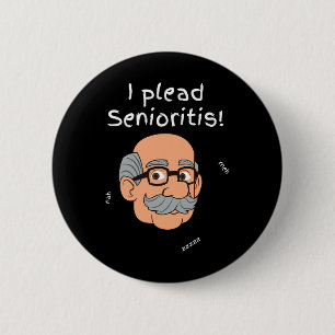 Plead Senioristis. Alte Seniorin Frauen altern Alz Button