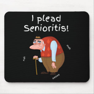 Plead Senioristis. Alte Seniorin Frauen altern Alz Mousepad