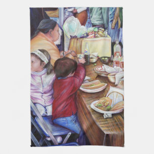 Pleasant Picnic, Mexiko Geschirrtuch