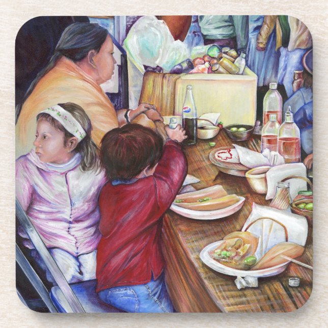 Pleasant Picnic, Mexiko Getränkeuntersetzer (Vorderseite)