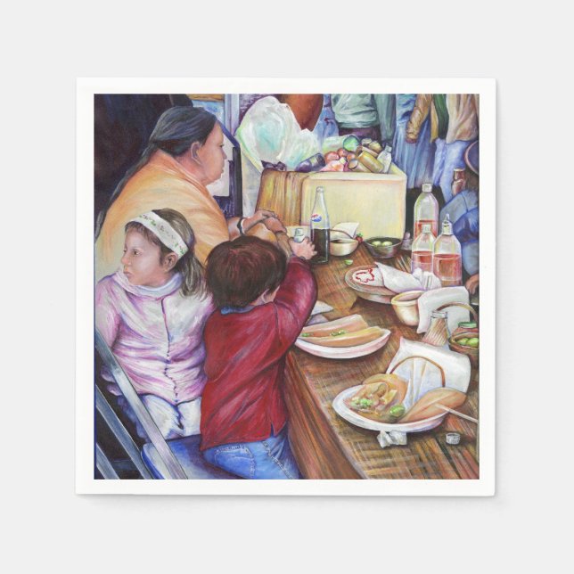 Pleasant Picnic, Mexiko Serviette (Vorderseite)