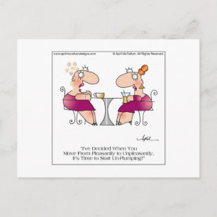 PLEASANTLY PLUMP Carte postale par April McCallum