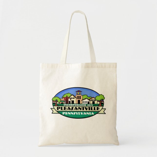 Pleasantville Pennsylvanie petite ville sac réutil (Devant)