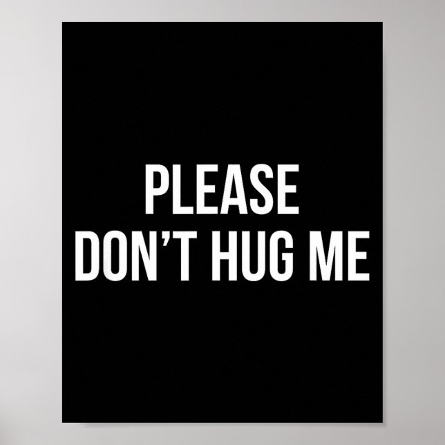 Please Don't Hug Me -  Poster (Vorne)