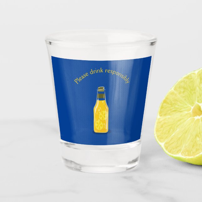 Please Drink Responsibly  Schnapsglas (Vorderseite)