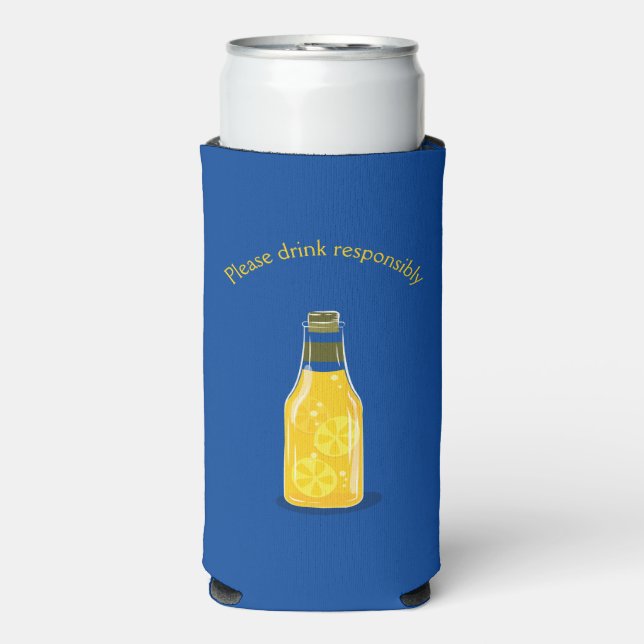 Please Drink Responsibly  Selters Dosenkühler (Seltzer Vorderseite)
