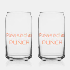 Pleased as Punch Glas