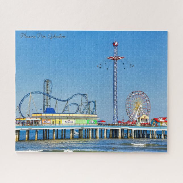 Pleasure Pier in Galveston, Texas (Horizontal)