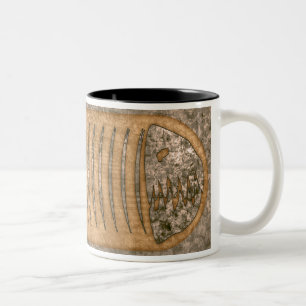 Pleciodekus Blondine Zweifarbige Tasse