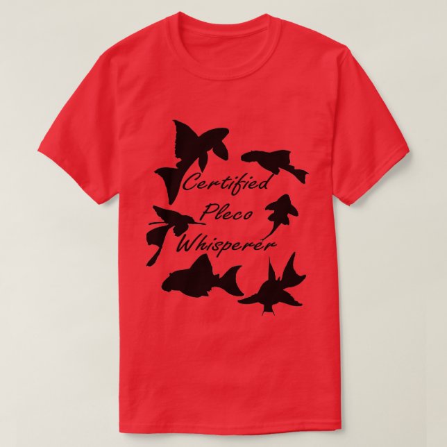 Pleco Whisperer Collage T-Shirt (Design vorne)