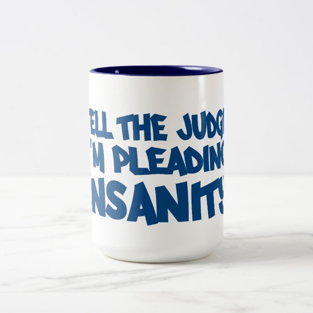 PLEI Tasse INSANITY - wählen Sie Stil & Farbe (Mittel)