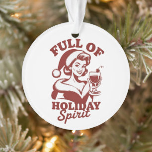 Plein d'esprit de fête de Noël Vin Snarky Noël