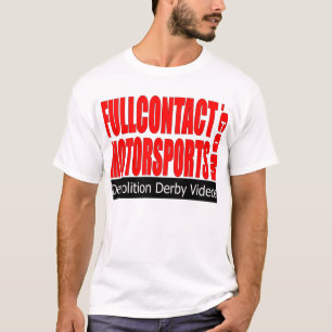 Plein T-shirt de logo de sports mécaniques de