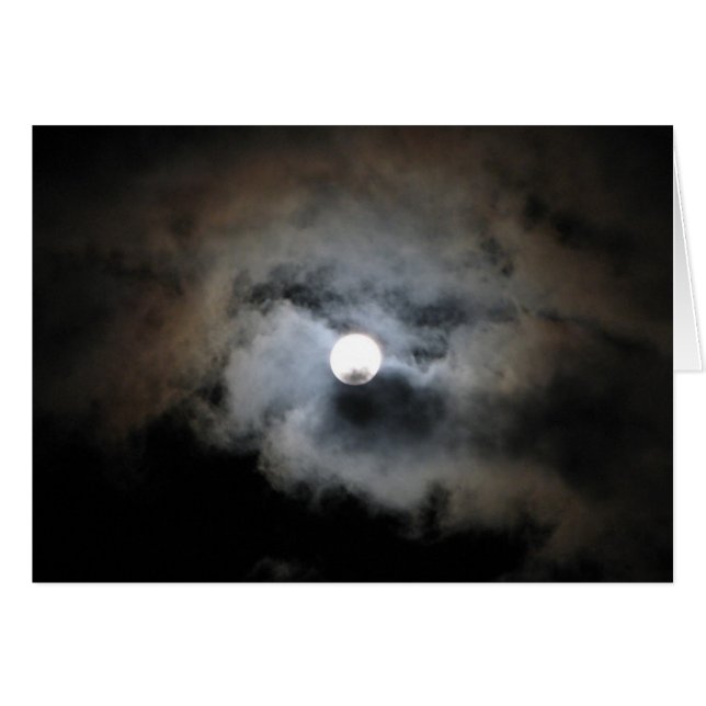 Pleine lune avec nuages (Devant horizontal)