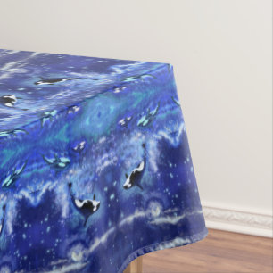 Pleine lune bleue de la nappe des baleines tueuses