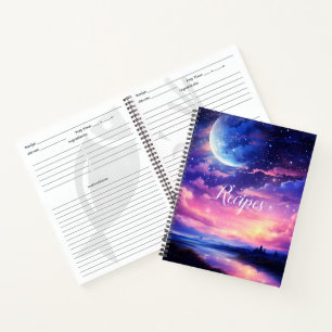 Pleine lune céleste Stars Nuages Recette Livre