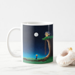 Pleine lune Ciel café Mug