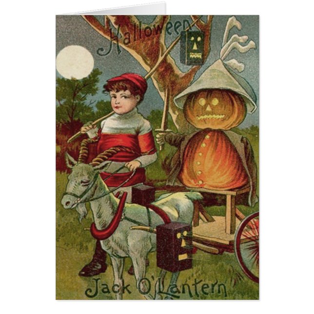 Pleine lune de chèvre Citrouille Jack O'Lantern (Devant)