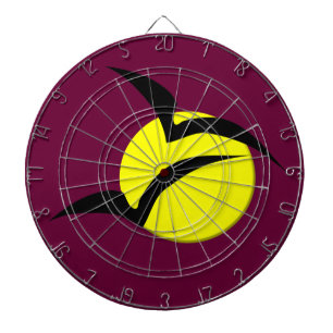 Pleine lune et Cible de flechettes chauves-souris