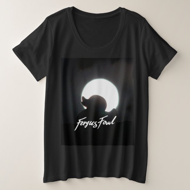Pleine lune FergusFowl Plus Taille T-shirt femme (Design devant)