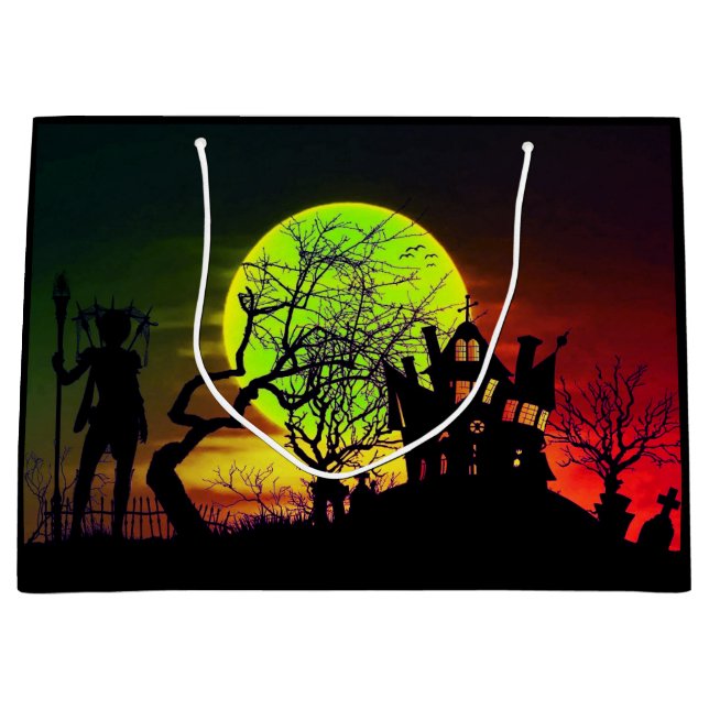 Pleine lune Grand sac cadeau (Devant)