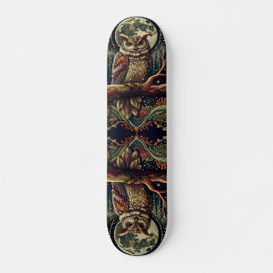 Pleine lune Mystical Night Owl Skateboard