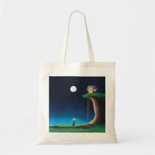 Pleine lune Night Sky Sac fourre-tout