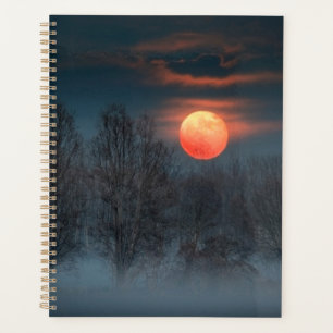 Pleine Lune Novembre à Scalenghe, Italie