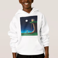 Pleine lune Sky Sweat - shirt à capuche