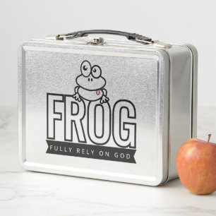 Pleinement confiance sur Dieu Christian Lunch Box