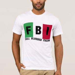 Pleins Blooded T-shirts d'ITALIEN de FBI