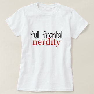 Pleins T-shirts frontaux de Nerdity