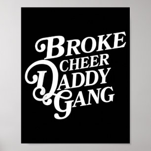 Pleite Jubel Papa Gang - Cheerleader Dad unterstüt Poster