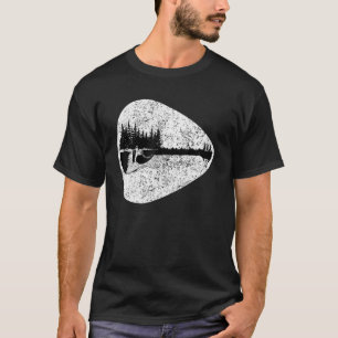 Plektrum and Tree Punk Rock Gitarre Player Dis T-Shirt