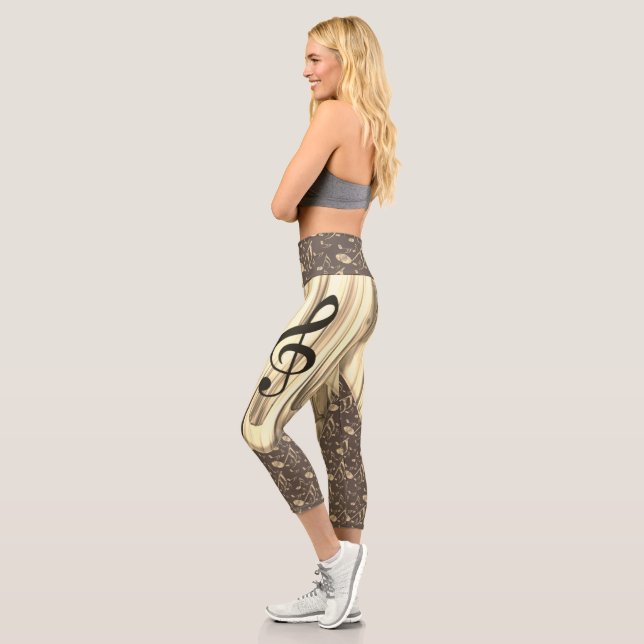 Plektrum für personalisierte Musiknote Capri Leggings (Links)