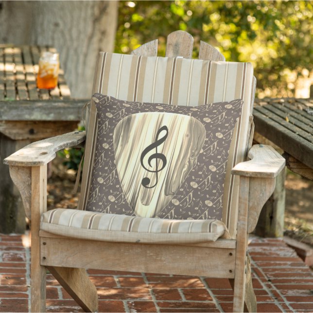 Plektrum für personalisierte Musiknote Kissen (Stuhl )